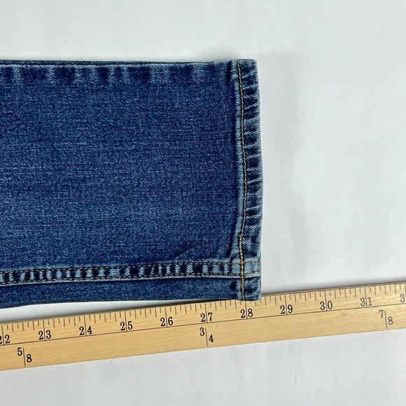 Hollister Mens Jeans 30 x 30 Blue Skinny Jean Med Wash Whiskers (31 x 28.5) - Picture 10 of 11